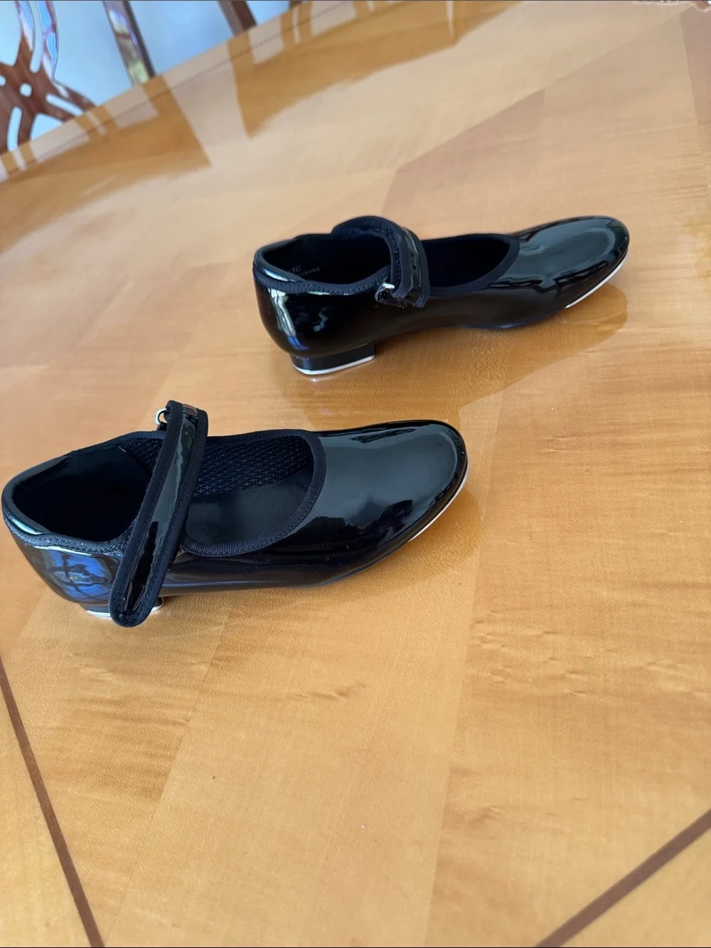 Girls Black Patent Mary Jane Dress Shoes size 13 c